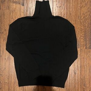 Men's Black Turtleneck Sweater